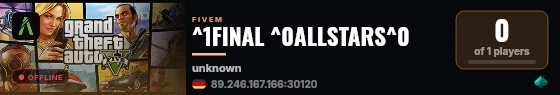 ^1FINAL ^0ALLSTARS^0 live status badge