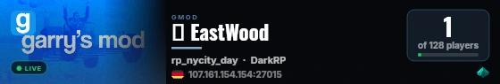 ღ EastWood live status badge