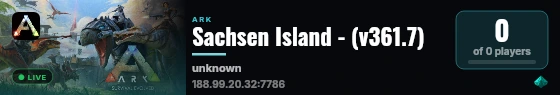 Sachsen Island - (v361.7) live status badge