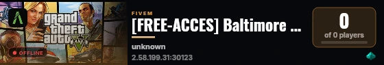 [FREE-ACCES] Baltimore Roleplay - SERVEUR FRANÇAIS live status badge