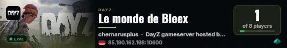 nitrado.net gameserver live status badge