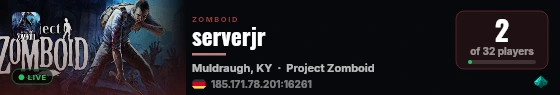 serverjr live status badge