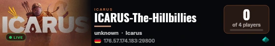 ICARUS-The-Hillbillies live status badge
