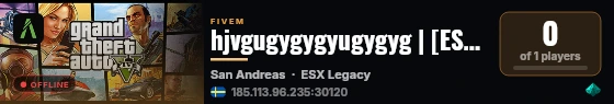 hjvgugygygyugygyg | [ESX Legacy] live status badge