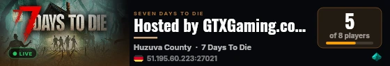 Hosted by GTXGaming.co.uk live status badge