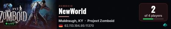 NewWorld live status badge
