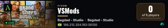 VSMods live status badge