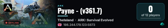 Payne - (v361.7) live status badge