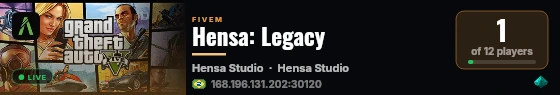 Hensa: Legacy live status badge