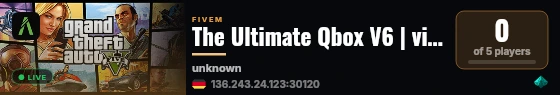 The Ultimate Qbox V6 | vice-devs.com live status badge
