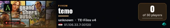temo live status badge