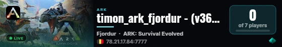 timon_ark_fjordur - (v361.7) live status badge