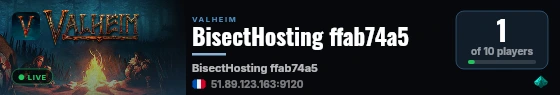 BisectHosting ffab74a5 live status badge