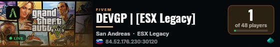 DEVGP | [ESX Legacy] live status badge