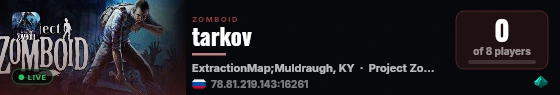 tarkov live status badge