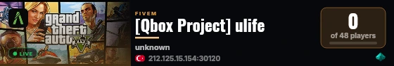 [Qbox Project] ulife live status badge