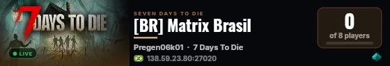 [BR] Matrix Brasil live status badge