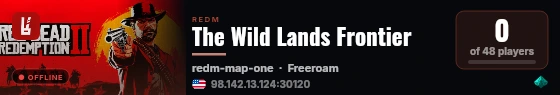 The Wild Lands Frontier  live status badge