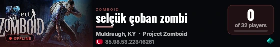 selçük çoban zombi live status badge