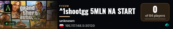 ^1shootgg 5MLN NA START live status badge