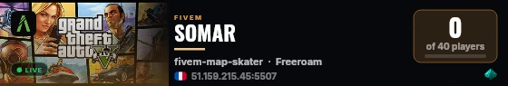 SOMAR live status badge