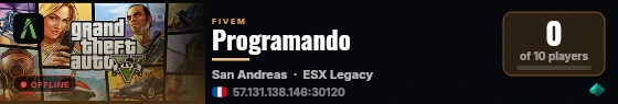 Programando live status badge