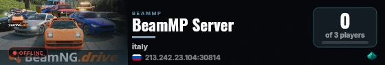 BeamMP Server live status badge