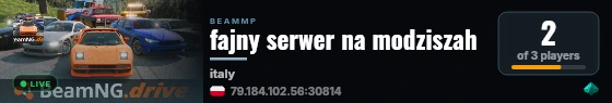 fajny serwer na modziszah live status badge