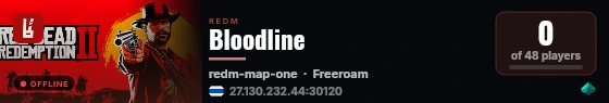 Bloodline live status badge