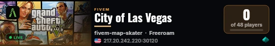 City of Las Vegas live status badge