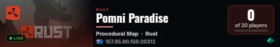 Pomni Paradise live status badge