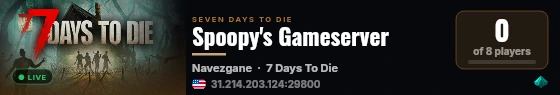 Spoopy's Gameserver live status badge