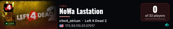 NoWa Lastation live status badge