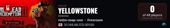 YELLOWSTONE live status badge