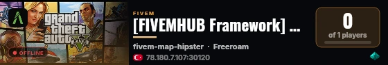 [FIVEMHUB Framework] CNModz TEST live status badge