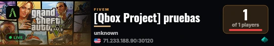[Qbox Project] pruebas live status badge