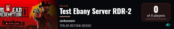 Test Ebany Server RDR-2 live status badge