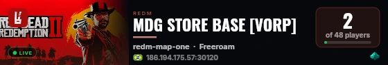 MDG STORE BASE [VORP] live status badge
