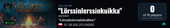 "Lörssinlerssinkuikka" live status badge