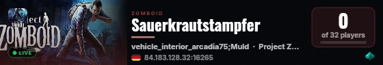 Sauerkrautstampfer live status badge
