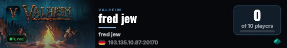 fred jew live status badge
