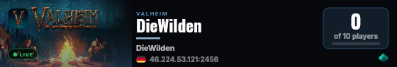 DieWilden live status badge