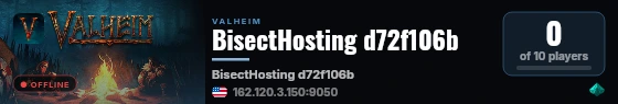 BisectHosting d72f106b live status badge