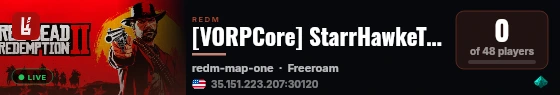 [VORPCore] StarrHawkeTest live status badge