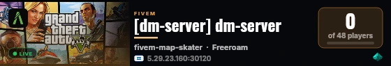 [dm-server] dm-server live status badge