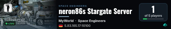 neron86s Stargate Server live status badge