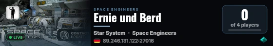 Ernie und Berd live status badge
