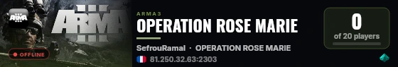 OPERATION ROSE MARIE live status badge