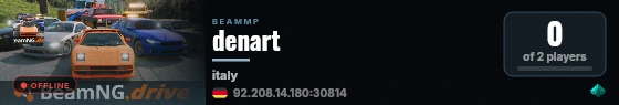 denart live status badge