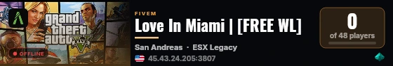 Love In Miami | [FREE WL] live status badge